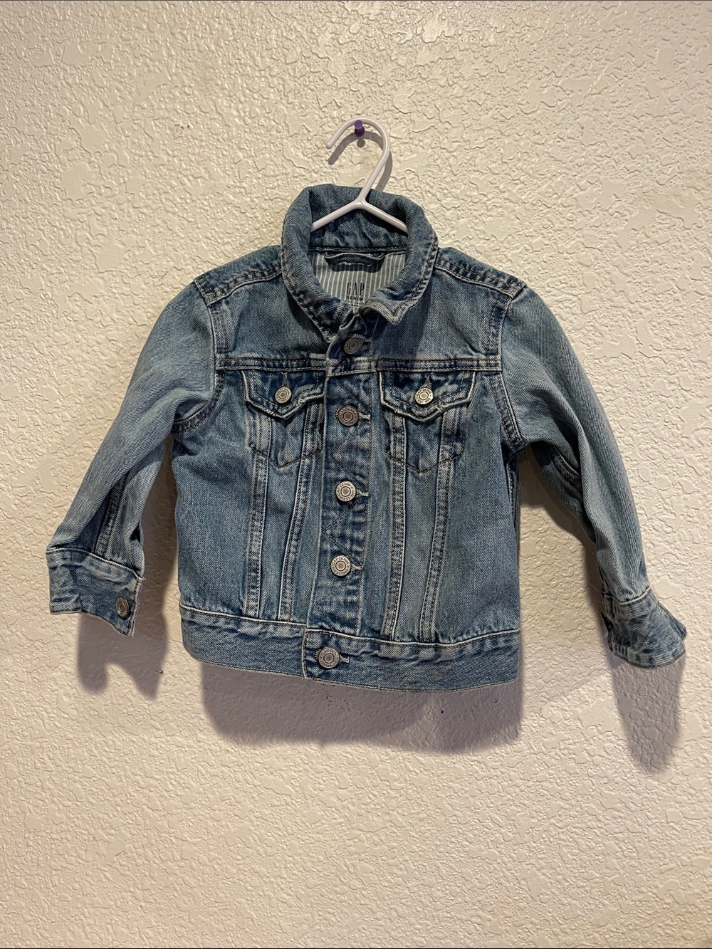 GAP Light Blue Kids Denim Jacket - Button Front